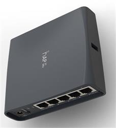 MIKROTIK RouterBOARD hAP AC lite tower + L4 (650MHz, 64MB RAM, 5xLAN switch, 1x 2,4+5GHz, plastic case, zdroj)