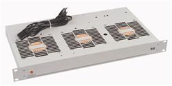 MOELLER / EATON 19"ventilačná jednotka,3 ventilátory 230V/15W,šedá,mezi kompon