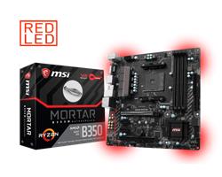 MSI B350M MORTAR/Socket AM4/DDR4/USB3.1/DVI-D/HDMI/DP/8111H/RAID/mATX