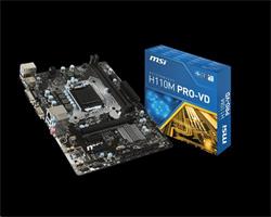 MSI H110M PRO-VD/Socket 1151/DDR4/USB3/D-SUB/DVI//mATX