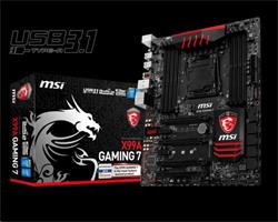 MSI X99A GAMING 7/8x DDR4/SATA 3/USB 3.1/GbLAN/ATX