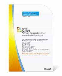 OEM Office Small Business 2007 univerzálna licencia MLK, kľúč na zalicencovanie inštalácií EN/SK/CZ - 1pk