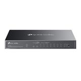 Omada 10-Port Gigabit Easy Managed Switch with 8-Port PoE+ PORT: 8× Gigabit PoE+ Ports, 1x Gigabit Non-PoE Ports, 1× Co