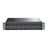 Omada 14-Slot Media Converter Chassis SPEC: 14-Slot, Rackmount FEATURE: Redundant Power Supply, Compatible with TP-Link'