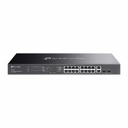 Omada 20-Port Gigabit Easy Managed Switch with 16-Port PoE+ PORT: 16× Gigabit PoE+ Ports, 2x Gigabit Non-PoE Ports, 2× G