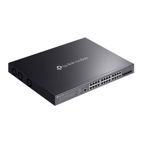 Omada 24-Port Gigabit and 4-Port 10GE SFP+ L2+ Managed Switch with 16-Port PoE+ & 8-Port PoE++ PORT: 16× Gigabit PoE+ Po