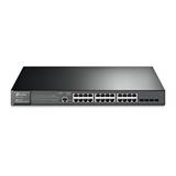 Omada 24-Port Gigabit L2+ Managed Switch with 4 10GE SFP+ Slots PORT: 24× Gigabit RJ45 Ports, 4× 10G SFP+ Slots, RJ45/M