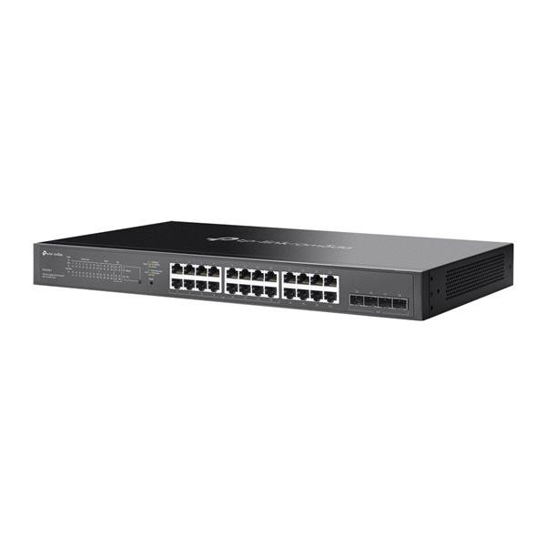 Omada 28-Port Gigabit Smart Switch with 16-Port PoE+ PORT: 24× Gigabit Ports (16×PoE+ and 8× Non-PoE), 4× Gigabit SFP S