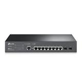 Omada 8-Port Gigabit L2+ Managed Switch with 2 SFP Slots PORT: 8× Gigabit RJ45 Ports, 2× Gigabit SFP Slots, RJ45/Micro-