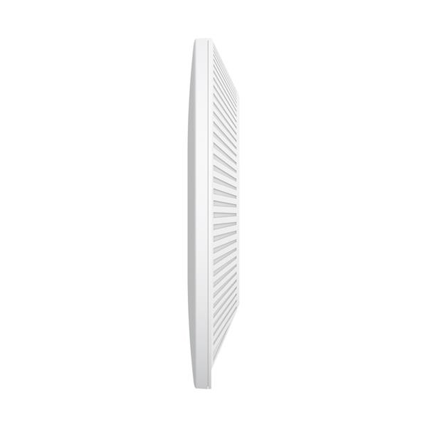Omada AX6000 Ceiling Mount Dual-Band Wi-Fi 6 Access Point PORT: 1×2.5G RJ45 Port SPEED:1148Mbps at 2.4 GHz + 4804 Mbps