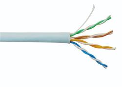 OPTIX kabel FTP, Cat5E, lanko, PVC, box 305m - šedá