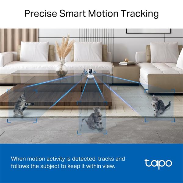 Pan/Tilt AI Home Security Wi-Fi Camera SPEC: 3K 5MP (2880×1620), 2.4 GHz, Horizontal 360o FEATURE: Pan/Tilt, Smart AI D