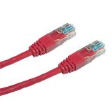 patch kábel Cat5E, UTP, 3m, červený