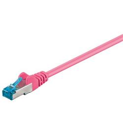 patch kábel Cat6A, SFTP, LS0H, 1m, purpurový