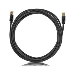 patch kábel Cat6A, STP, LSOH, 5m, čierny