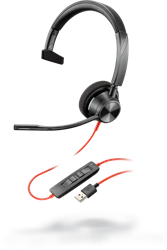 Plantronics BLACKWIRE 3310 headset Mono, USB-A