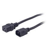 Power Cord, 10A, 100-230V, C14 to C19