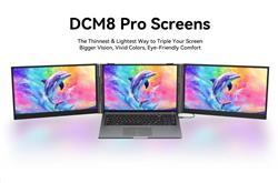 Prenosný monitor Blackview DCM8Pro Dual Screen 15.3", 1920x1200 16:9 LCD 60Hz IPS 178 USB-C 3.1x3, sivo čierny