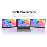 Prenosný monitor Blackview DCM8Pro Dual Screen 15.3", 1920x1200 16:9 LCD 60Hz IPS 178 USB-C 3.1x3, sivo čierny