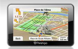 Prestigio GeoVision 4500, GPS navigácia, 4,3" LCD, BT, SK menu, iGO Primo, komplet. európa