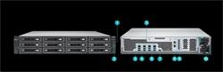 QNAP™ TVS-EC1280U-SAS-RP-8GE-R2 12 Bay NAS, Intel Xeon E3- 3.5Ghz 8GB DDR3L RAM,2x10Gb+4x Giga LAN