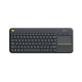 ROZBALENÉ - Logitech® K400 Plus Wireless Touch Keyboard Black, SK/CZ