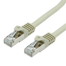 S/FTP (PiMF) Patchkábel LSOH Cat7, sivý, 2m