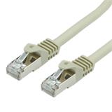 S/FTP (PiMF) Patchkábel LSOH Cat7, sivý, 2m