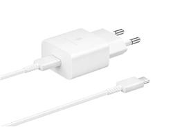 Samsung cestovná nabíjačka USB-C (15W), biela