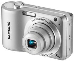 Samsung EC-ES30 fotoaparat strieborny, 12MPx, 5x Zoom, 3" LCD, SDHC