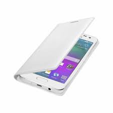 Samsung flipové púzdro pre Samsung Galaxy A3 (SM-A300), Biele