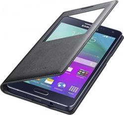 Samsung flipové púzdro S-view pre Samsung Galaxy A5 (SM-A500), čierne