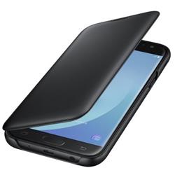 Samsung lipové puzdro s vreckom pre Galaxy J5 2017, Čierne