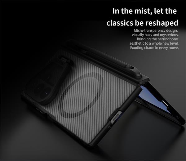 Samsung Nillkin CamShield Prop Magnetic Pen Slot (Transp. Lens) Zadný Kryt pre Samsung Galaxy Z Fold8 Ultra