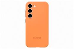 Samsung Silikónový zadný kryt pre Samsung Galaxy S23+, oranžový