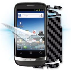 ScreenShield Huawei Ideos X3 - Films on display and carbon skin (black)