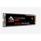 Seagate SSD FireCuda 530 2TB SSD PCIe 4.0 NVMe M.2 2280, r7300MB/s, w6900MB/s, TBW 2550TB