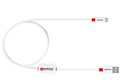 SKROSS alarm USB kábel SKROSS BUZZ Micro USB, akustické upozornenie, dĺžka 1m, micro USB konektor, pre nabíjanie a preno