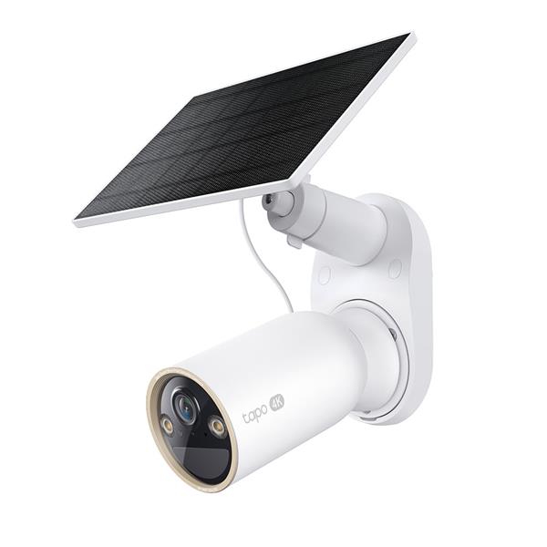 Solar-Powered Security Camera Kit 1 × Tapo C460, 1 × Tapo A201 SPEC: 4K UHD (3840x2160), H.265/H.264 Supported, 16x UHD