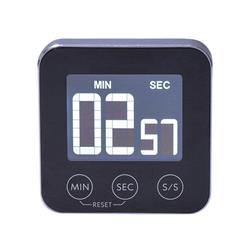 Solight digitálna kuchynská minútka, odpočítanie alebo pripočítania času, hliník, čierna farba, magnet pre prichytenie