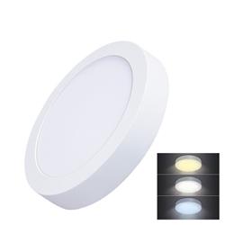 Solight LED mini panel CCT, prisazený, 18W, 1530lm, 3000K, 4000K, 6000K, okrúhly