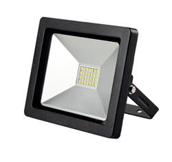 Solight LED vonkajší reflektor SLIM, 20W, 1400lm, 3000K, čierny