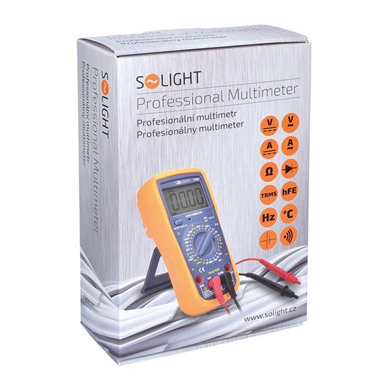 Solight profesionálny multimeter, tru RMS