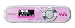 SONY NWZB143FP.CEW MP3 prehravac 4GB ruzovy FM radio