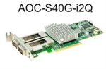 Supermicro AOC-S40G-i2Q Dual QSFP+ 40Gb/s, Intel XL710, PCIe x8