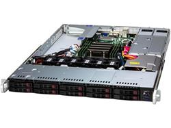 Supermicro AS-1115SV-WTNRT 1U UP WIO with 10 hot-swap 2.5" NVMe/SAS/SATA (6 NVMe hybrid) bays and 3 PCIe 5.0 x16 slots