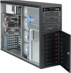 Supermicro® CSE-743T-R760B Tower/8 x 3.5" SAS/SATA Hot-swappable/4U chassis redundant 2+1 760W