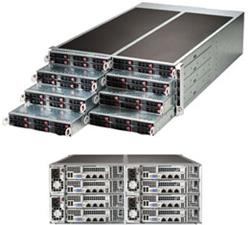 Supermicro Server FatTwin SYS-F618R2-RT+ 8xhot-plug nodes dual CPU E5-26xxV3 4U