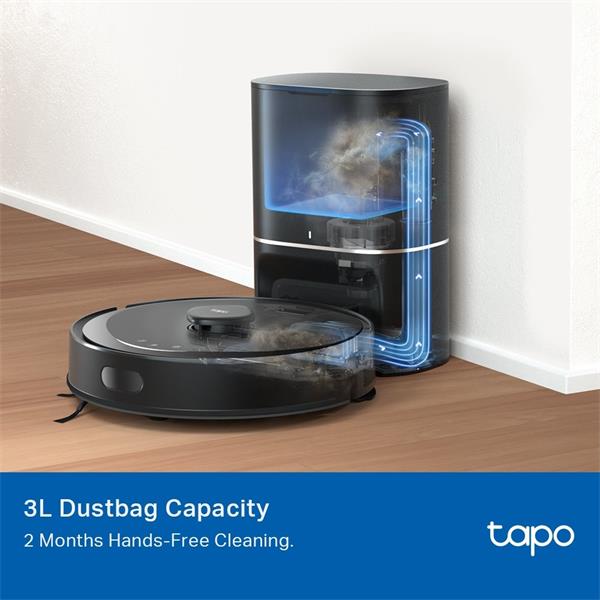 Tapo Robot Vacuum Disposable Dust Bag SPEC: 3L Disposable Dust Bag ×5 Suitable for Tapo RV30 Max Plus, Tapo RV20 Max Pl