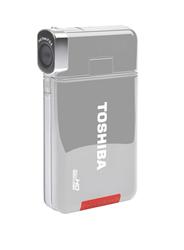 TOSHIBA Camileo S30 Full HD-kamera, 16x dig. zoom, 128MB, 1080p HD, 8MP CMOS, 3,0"LCD Touch - strieborna